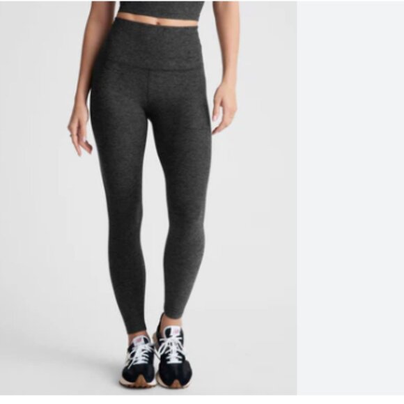 Beyond Yoga Spacedye Caught In The Midi High Waisted Legging Charcoal - Picture 3 of 11